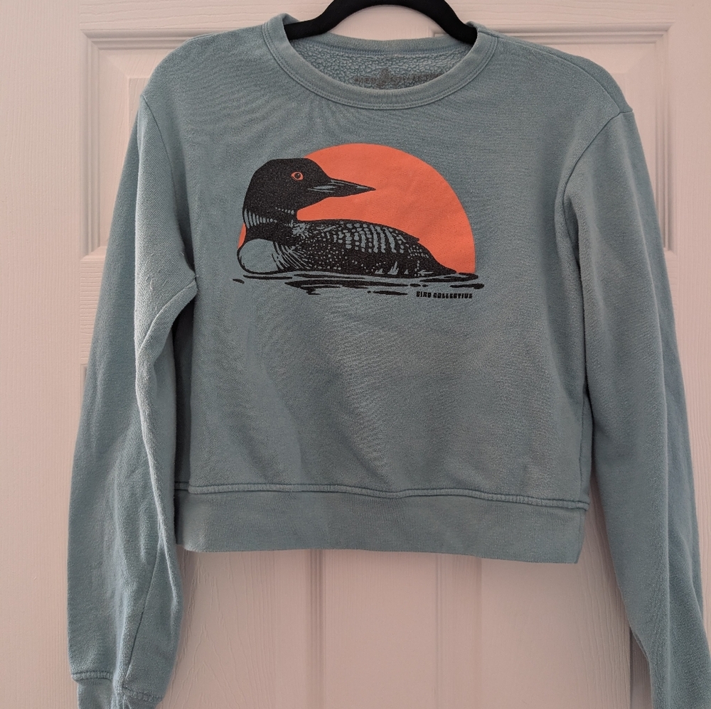 Bird Collective Loon Crop Sweatshirt